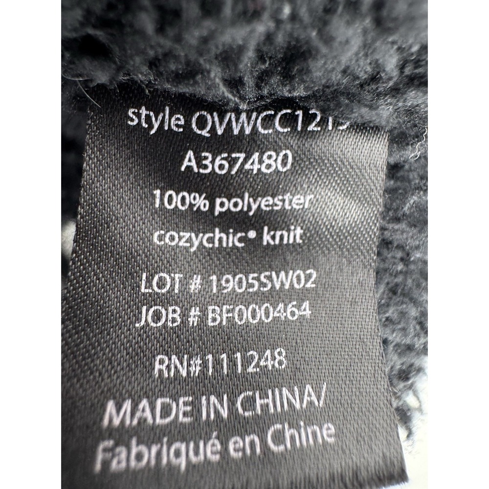 Barefoot Dreams Cozy Chic Black Cowl Neck Sweater L - Picture 6 of 7